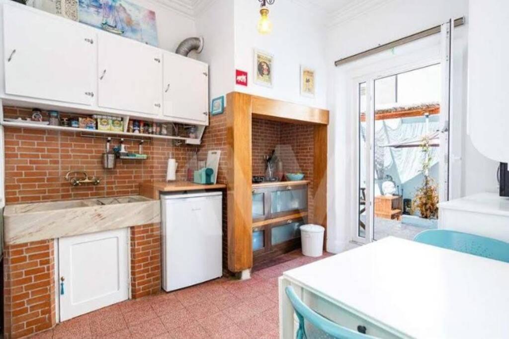 Blue Vintage House Apartment Setubal Bagian luar foto
