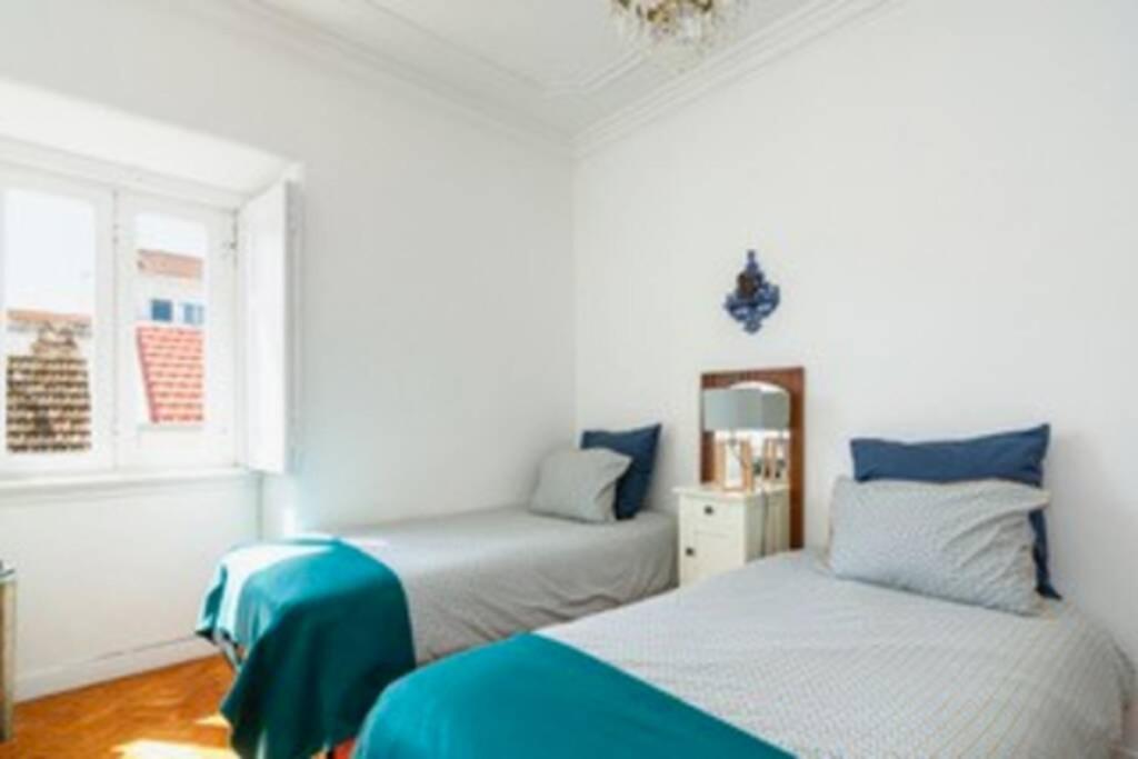 Blue Vintage House Apartment Setubal Bagian luar foto